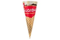 Algida vanília ízű és tejszínes vanília ízű jégkrém ostyatökserben kakaós bevonóval 110 ml