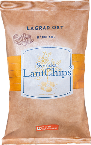 Sv. LantChips Svenska Lantchips Lagrad Ost 200g 200 g