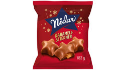 Nidar Karamellstjerner Julesjokolade | 183g