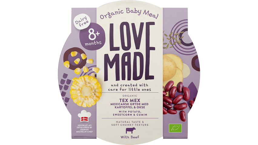LoveMade Tex Mex Gryte Øko 8mnd | 185g