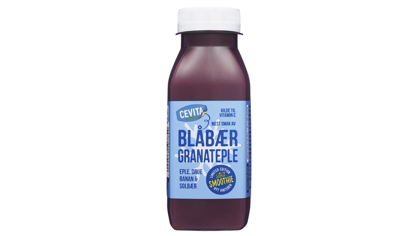 Cevita Smoothie Blåbær & Granateple | 250ml