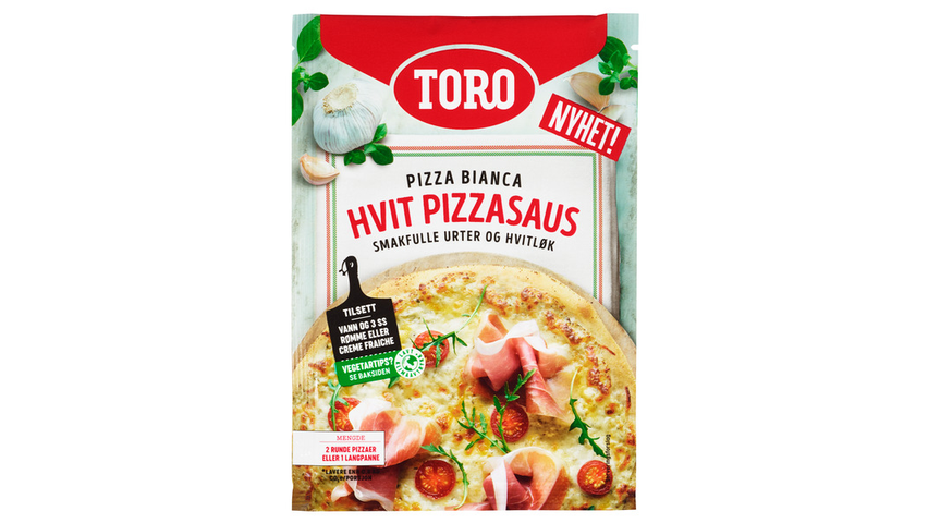 Toro Pizzasaus Hvit | 28g
