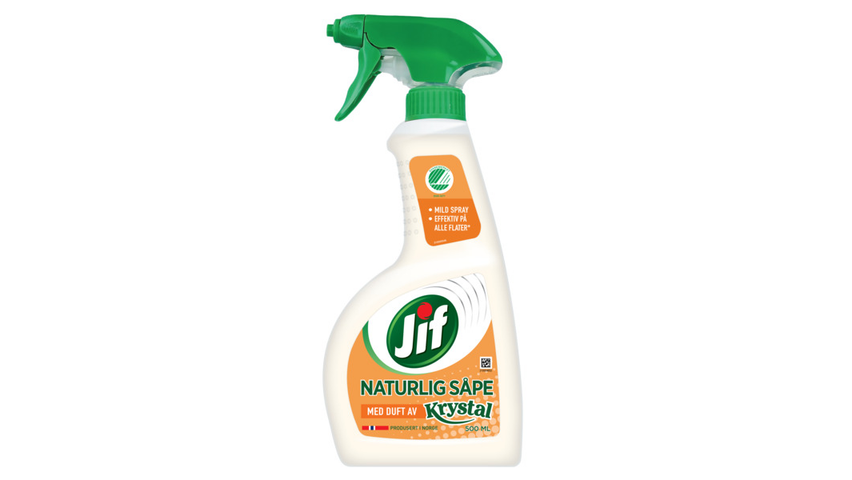 Jif Naturlig Såpe Spray Krystal | 500ml