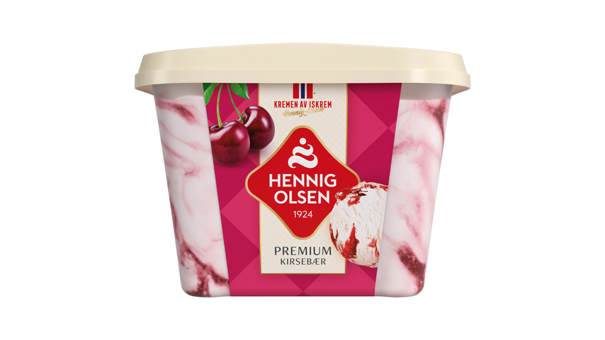 Hennig-Olsen Fløteis Premium Kirsebær | 0.8l