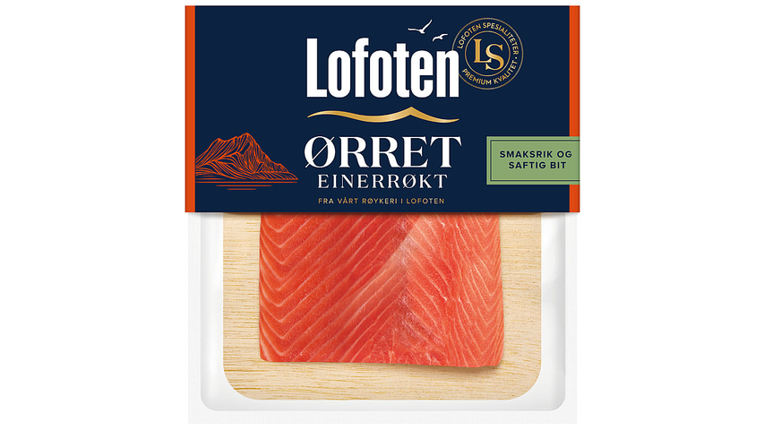 Lofoten Einerrøkt Ørret Bit | ca. 250g