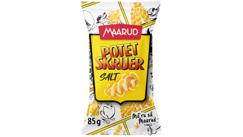 Maarud Potetskruer Salt | 85g
