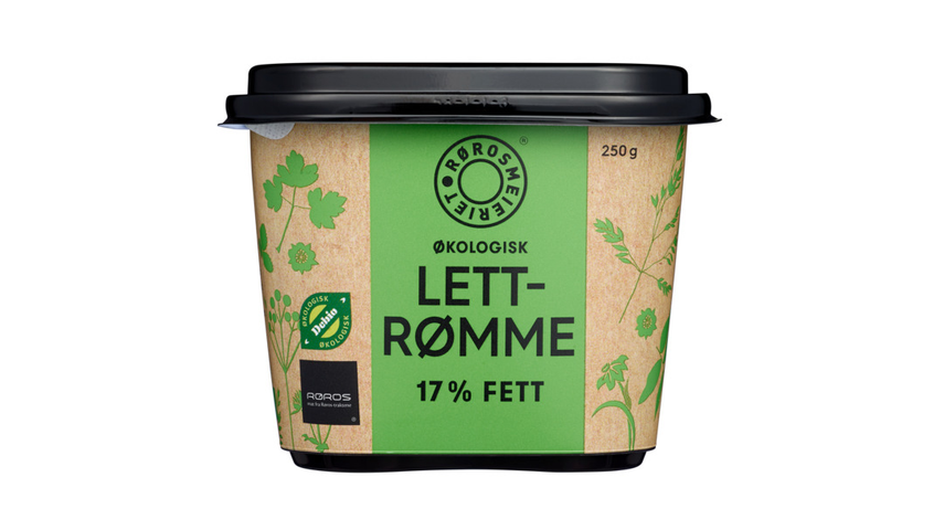 Rørosmeieriet Lettrømme 17% Økologisk | 250g