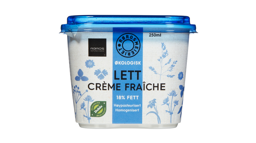 Rørosmeieriet Creme Fraiche Lett Økol | 250ml