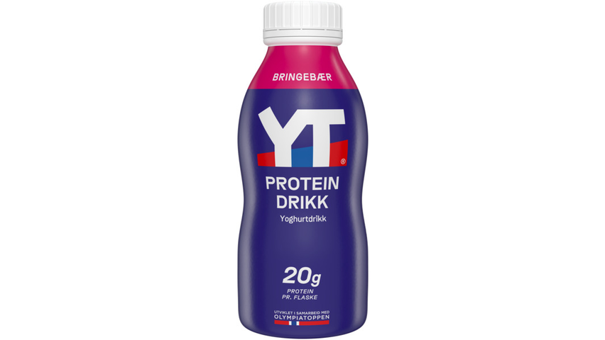 YT® Proteindrikk Drikkeyoghurt Bringebær | 300g