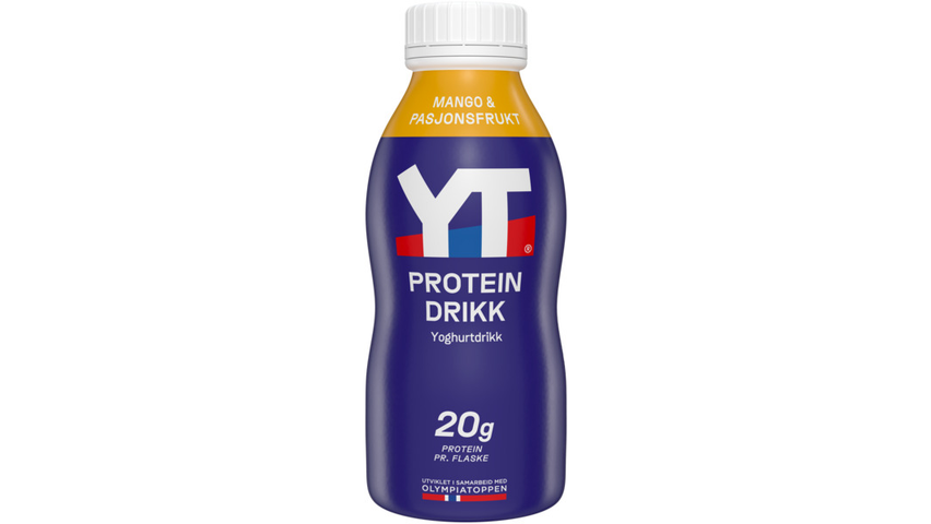 YT® Proteindrikk Drikkeyoghurt Mango & Pasjon | 300g