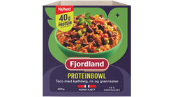 Fjordland Proteinbowl Tacokjøttdeig, Ris og Grønnsaker | 400g