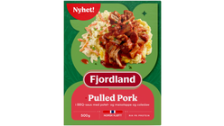 Fjordland Pulled pork Potet- og Maisstappe og Coleslaw | 500g