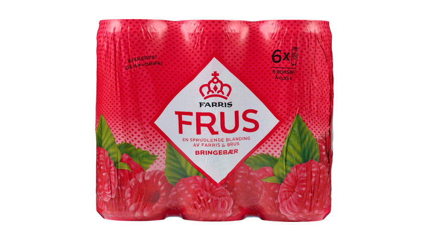 Farris Frus Bringebær | 6 x 0.33l