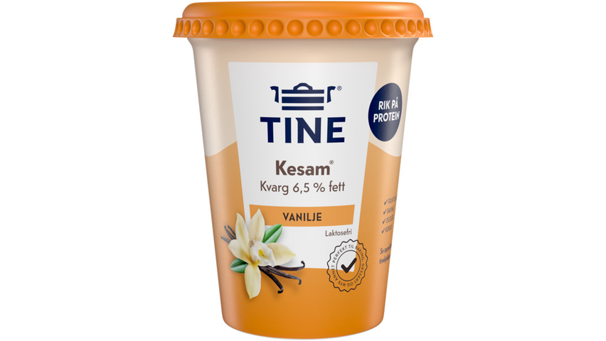 TINE Kesam Vanilje Laktosefri | 420g