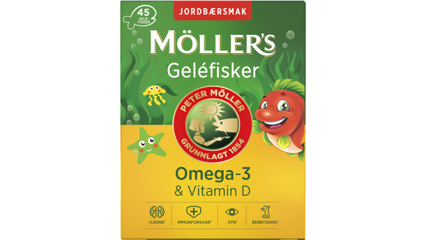 Möllers Omega 3 Geléfisker | 45stk