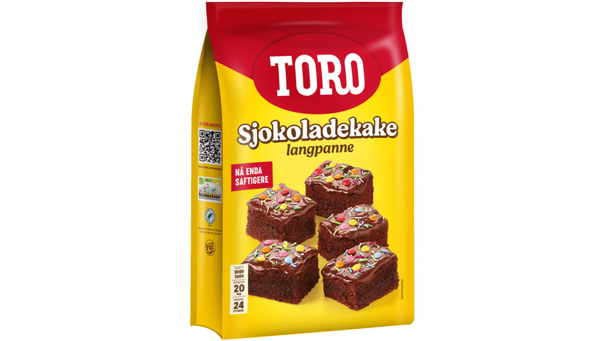 Toro Sjokoladekake Langpanne | 880g