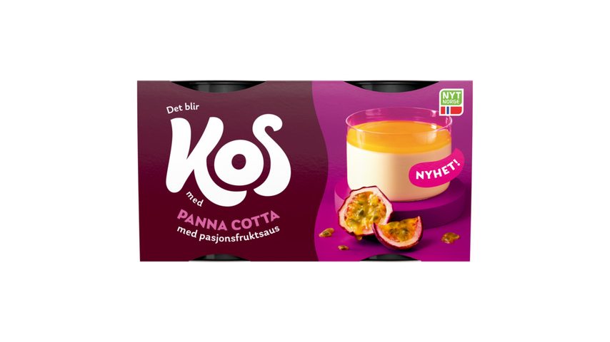 Kos Pannacotta med Pasjonsfruktsaus | 2 x 150g