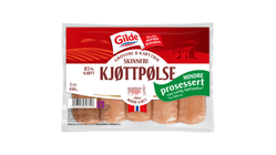Gilde Kjøttpølser Grov Skinnfri | 450g