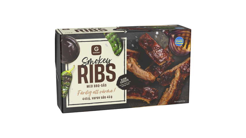 Garant Ribs Rökta 445g