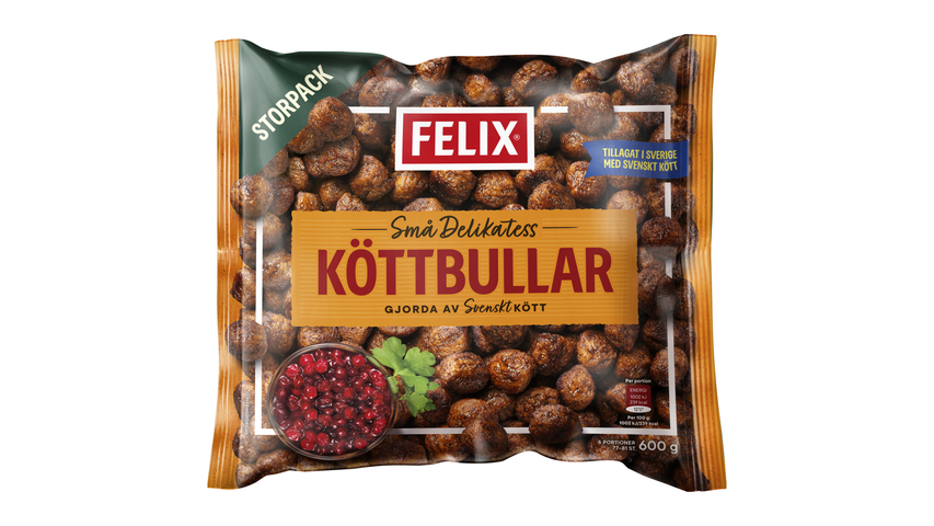 Felix Små Delikatess Köttbullar 600g