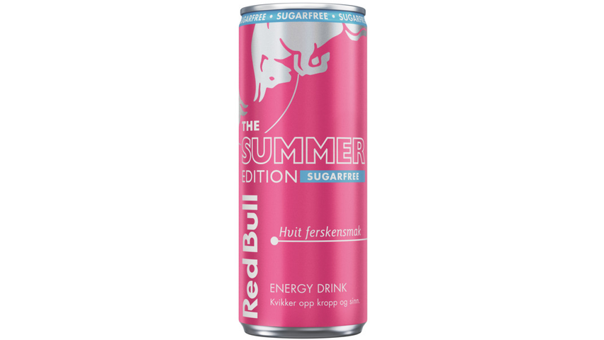Red Bull Peach Edition Sukkerfri | 250ml