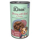 Drax Adult with canned beef and chicken | 1240 g