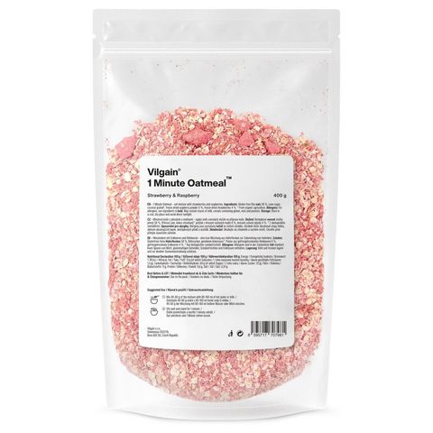 Vilgain Minutová ovesná kaše jahoda a malina | 400 g