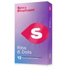 Sexy Elephant condoms Serrated | 12 x 1 piece