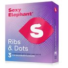Sexy Elephant condoms serrated | 3 x 1 piece