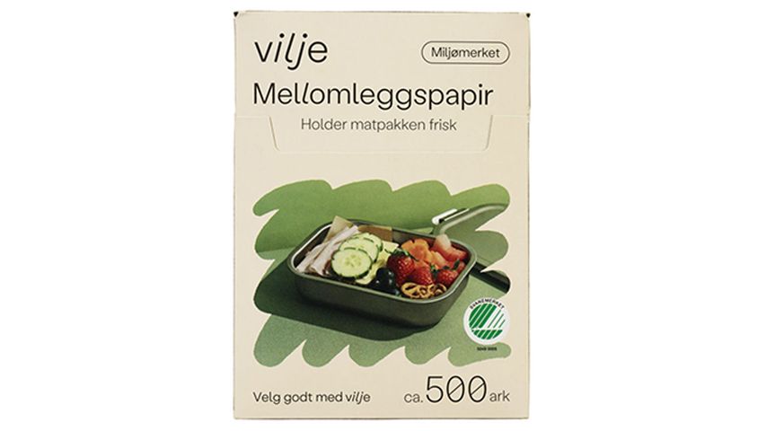 Vilje Mellomleggspapir | 500ark