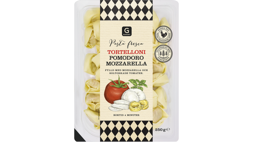 Garant Tortelloni pomodoro e mozzarella 250 g