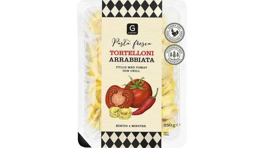 Garant Arrabbiata Tortelloni Färsk 250g