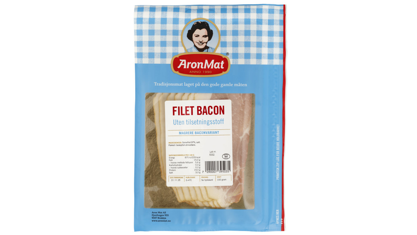 Aron Mat Filet Bacon | 100g