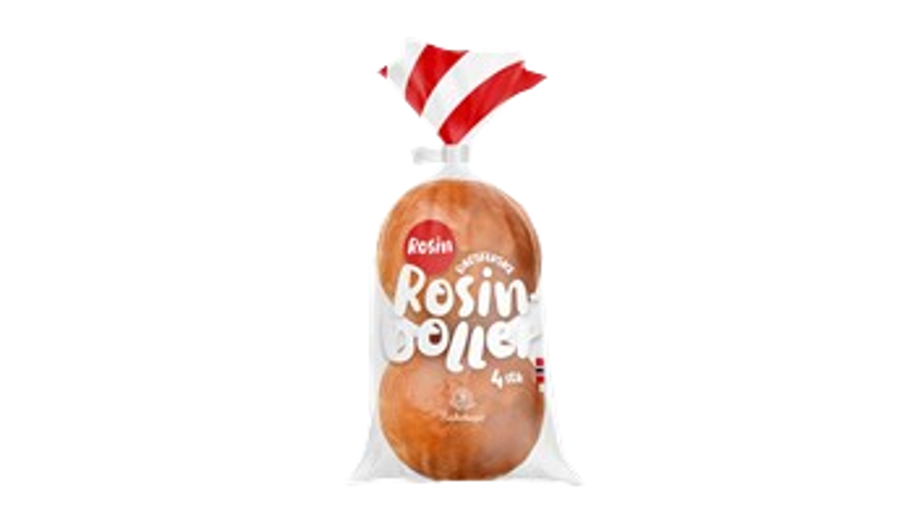Bakehuset Rosinboller 4stk | 280g