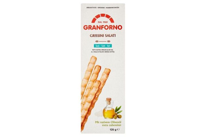 Granforno Breadsticks Salt with Extra Virgin Olive Oil 125 g