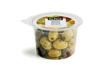 OLYMP FRESH Fűszerezett Zöld & Kalamata magozott olajbogyó 100g (Hűtött termék)