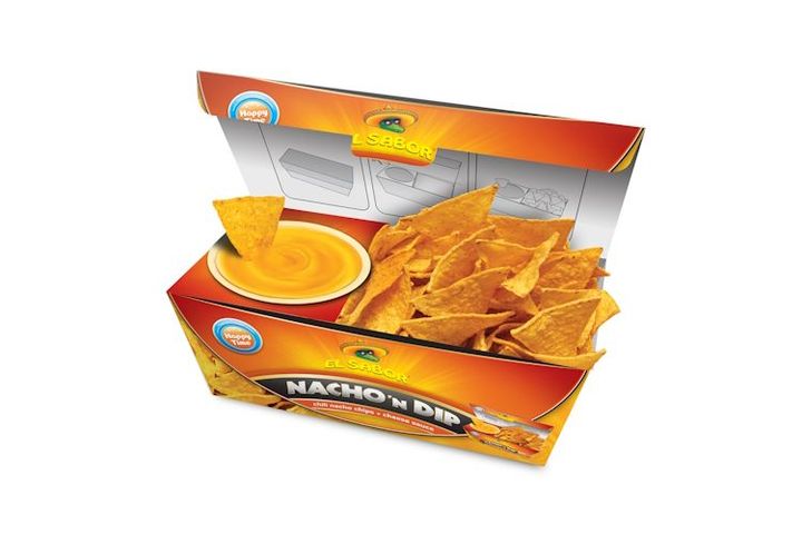 El Sabor Nacho 'N Dip chilis nacho chips és sajt szósz 175 g