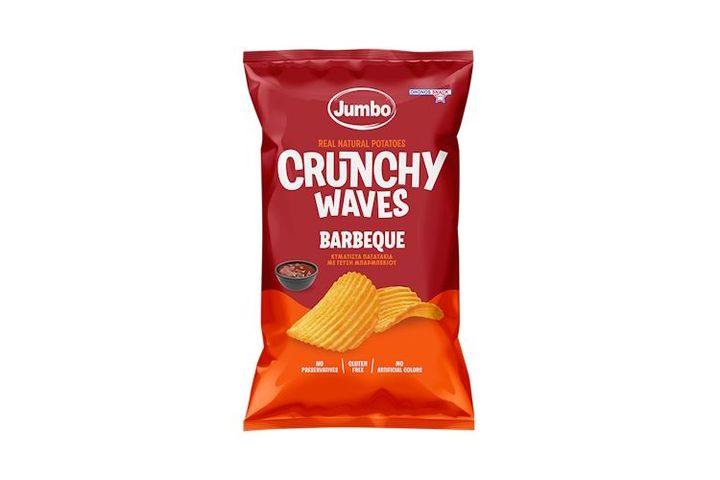 Jumbo Crunchy hullámos chips barbeque ízesítéssel 90 g