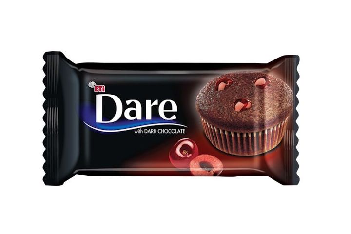 Dare csokoládés sütemény meggyszósz töltelékkel 45 g