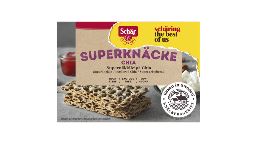 Schär Superknäcke Chia Glutenfri | 140g