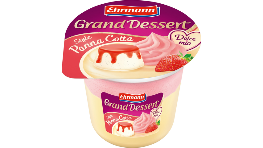 Ehrmann Grand Dessert puding habbal Panna Cotta 190 g