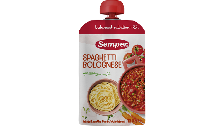 SEMPER Baby food 120 grams