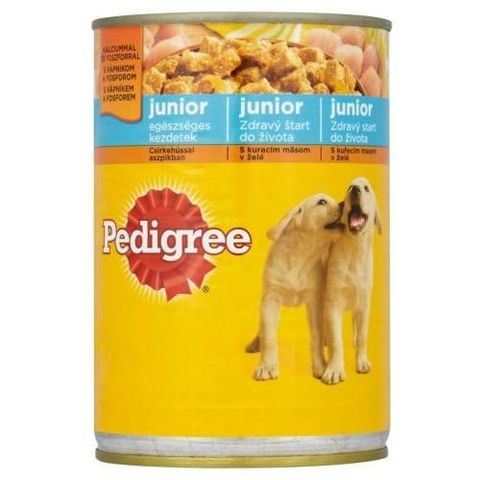 Pedigree Konzerv Junior Csirke 400g