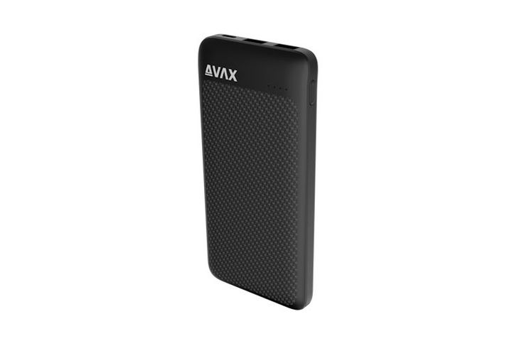 Avax PB120 LIGHTY+ 20W 10.000mAh Powerbank USB-C (PD 3.0) + 2×USB-A,Fekete