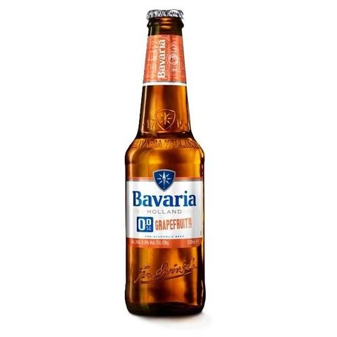 Bavaria Grapefruit 0.0 % ochucen é nealkoholické pivo sklo | 330 ml