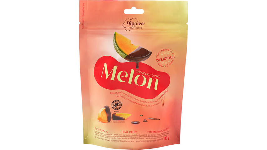 Fruit Dips Melon Sjokolade | 100g