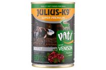 Julius-K9 ízletes pástétom vaddal teljes értékű állateledel felnőtt kutyák számára 400 g