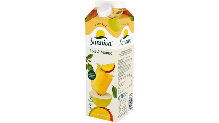 Sunniva Premium Juice Eple & Mango | 1l
