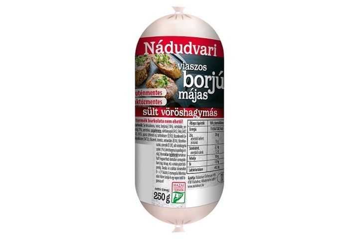 Nádudvari Fried Wax Packed Veal Liver with Red Onions 250 g