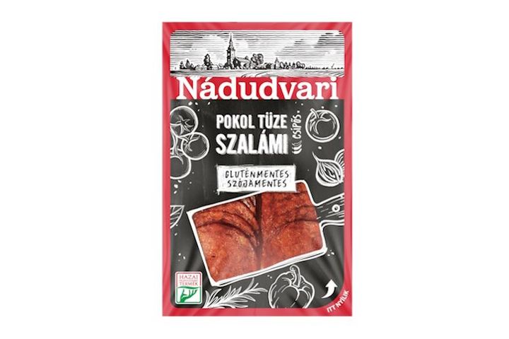 Nádudvari sliced Hell'-s Fire salami  80g